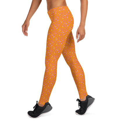 Golden Leopard Lounge Mid-Rise Leggings