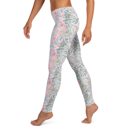 Pastel Prism Activewear Mid-Rise Leggings