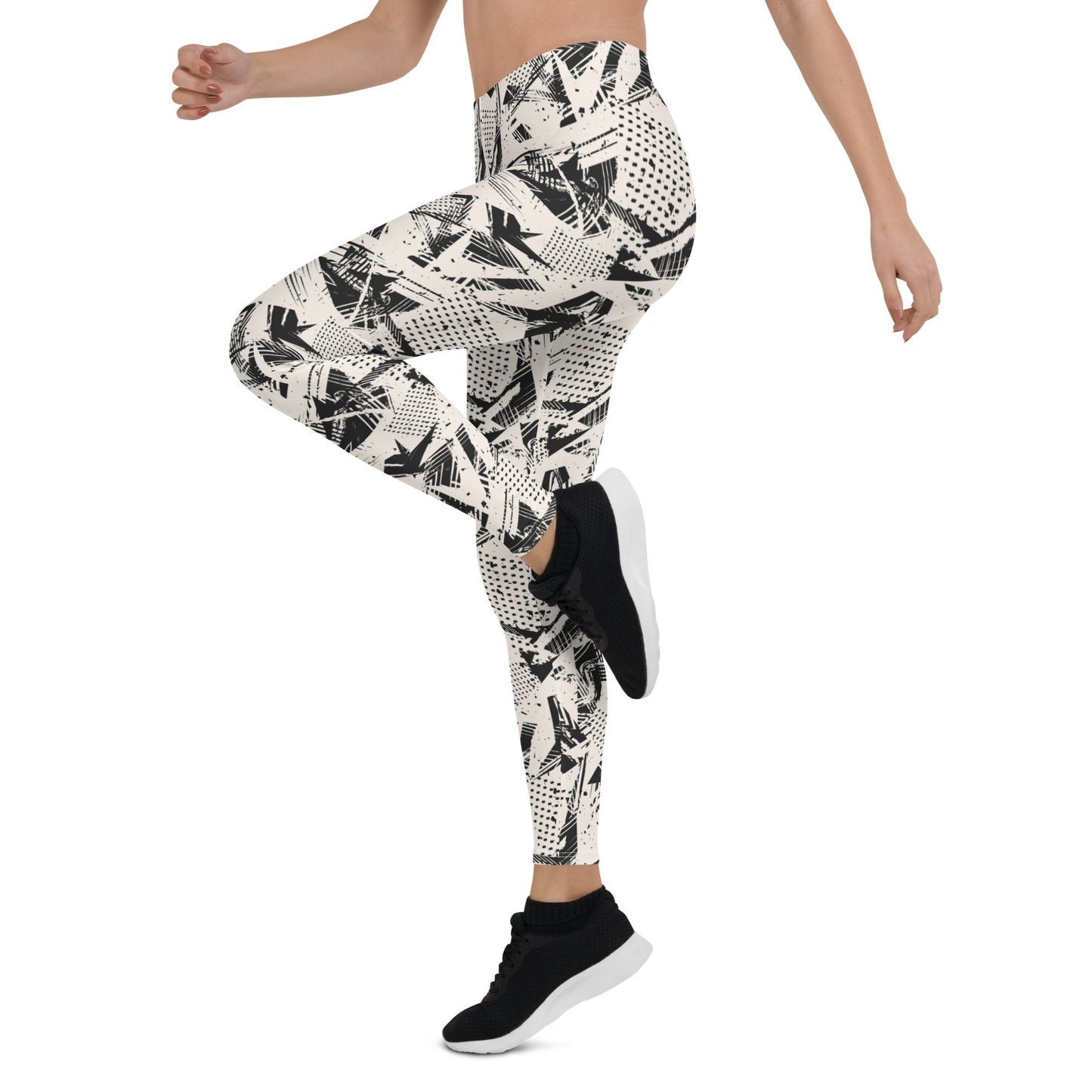 Monochrome Momentum Mid-Rise Leggings