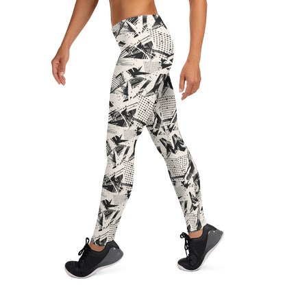 Monochrome Momentum Mid-Rise Leggings