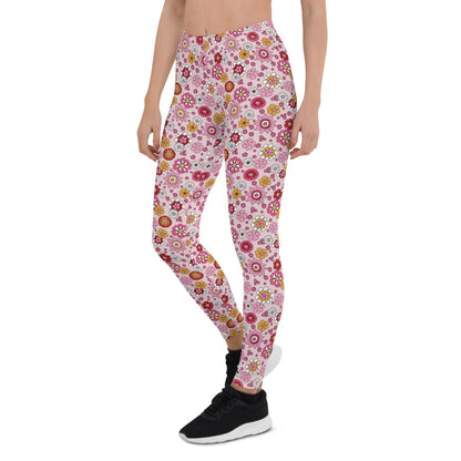 Flora Fantasia Activewear Mid-Rise Leggings