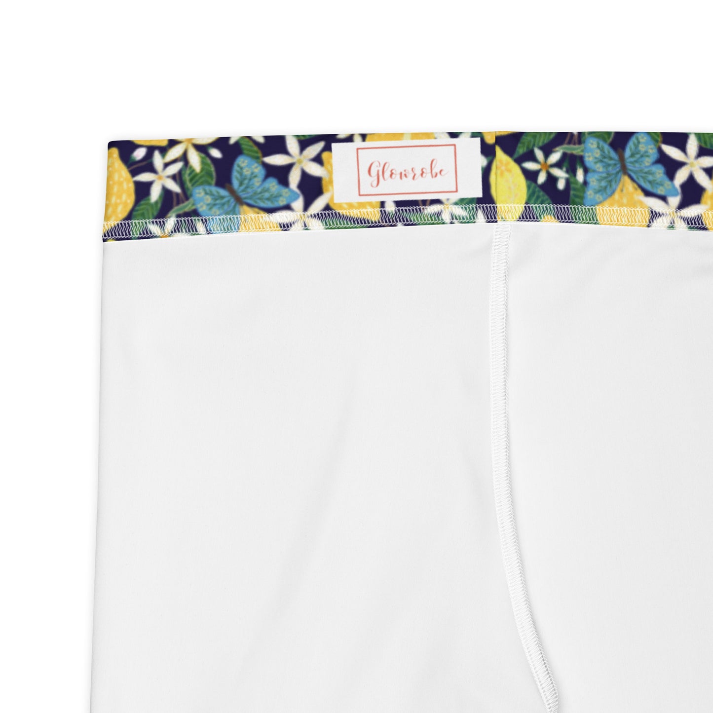 Lemon Blossom Activewear Mid-Rise Leggings