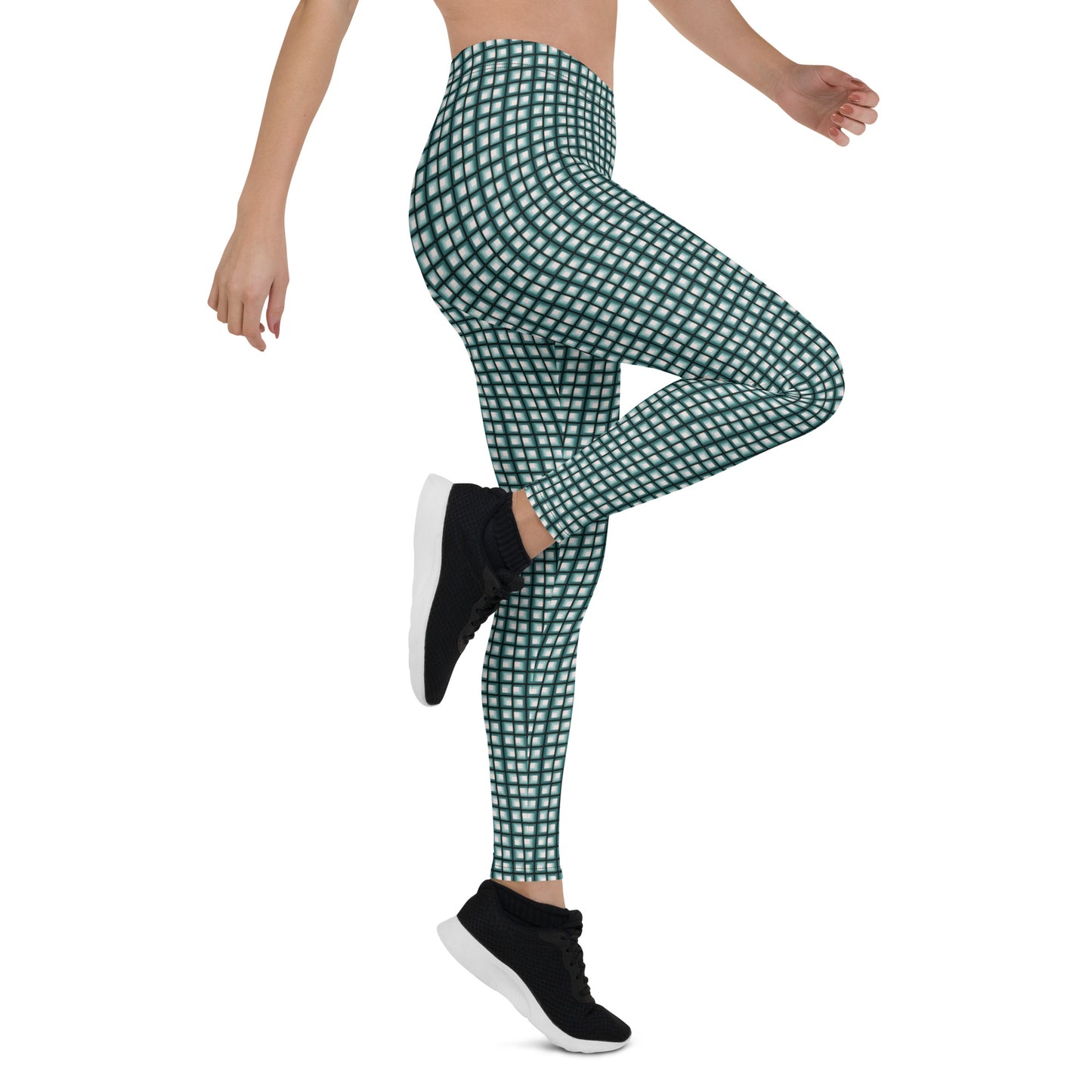 Linear Luxe Activewear Mid-Rise Leggings