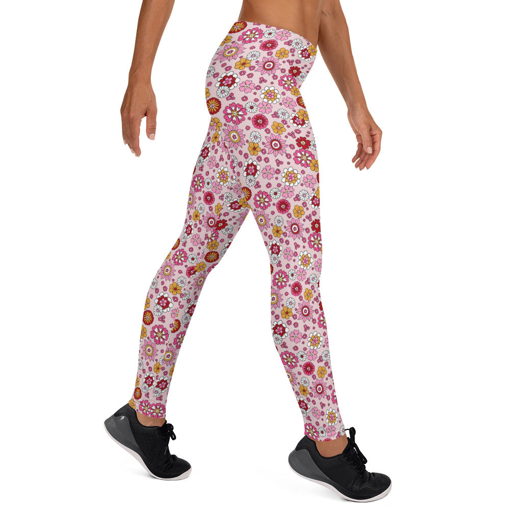 Flora Fantasia Activewear Mid-Rise Leggings