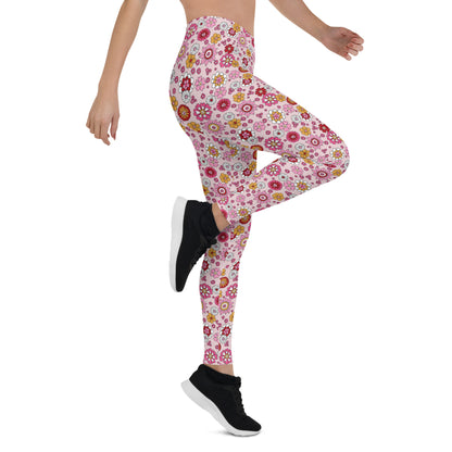 Flora Fantasia Activewear Mid-Rise Leggings