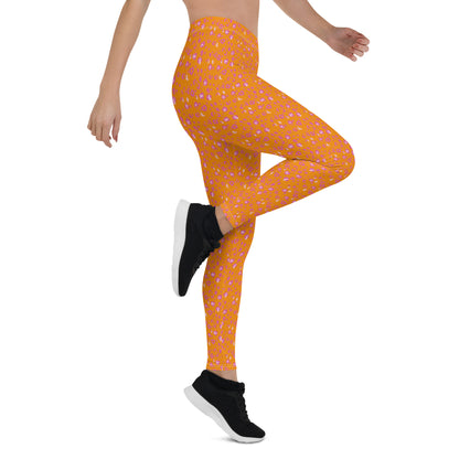 Golden Leopard Lounge Mid-Rise Leggings