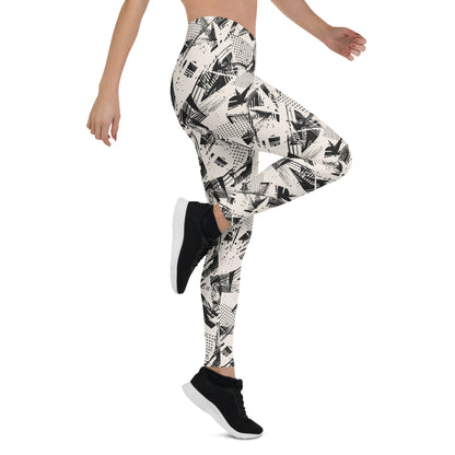 Monochrome Momentum Mid-Rise Leggings