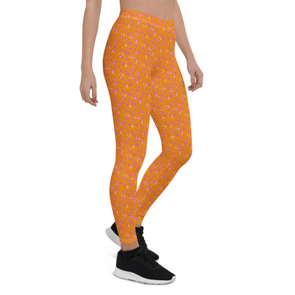 Golden Leopard Lounge Mid-Rise Leggings