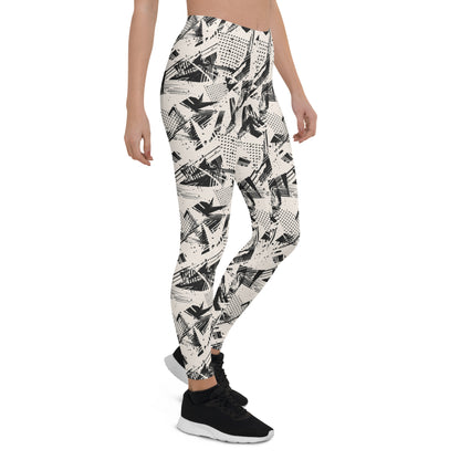 Monochrome Momentum Mid-Rise Leggings