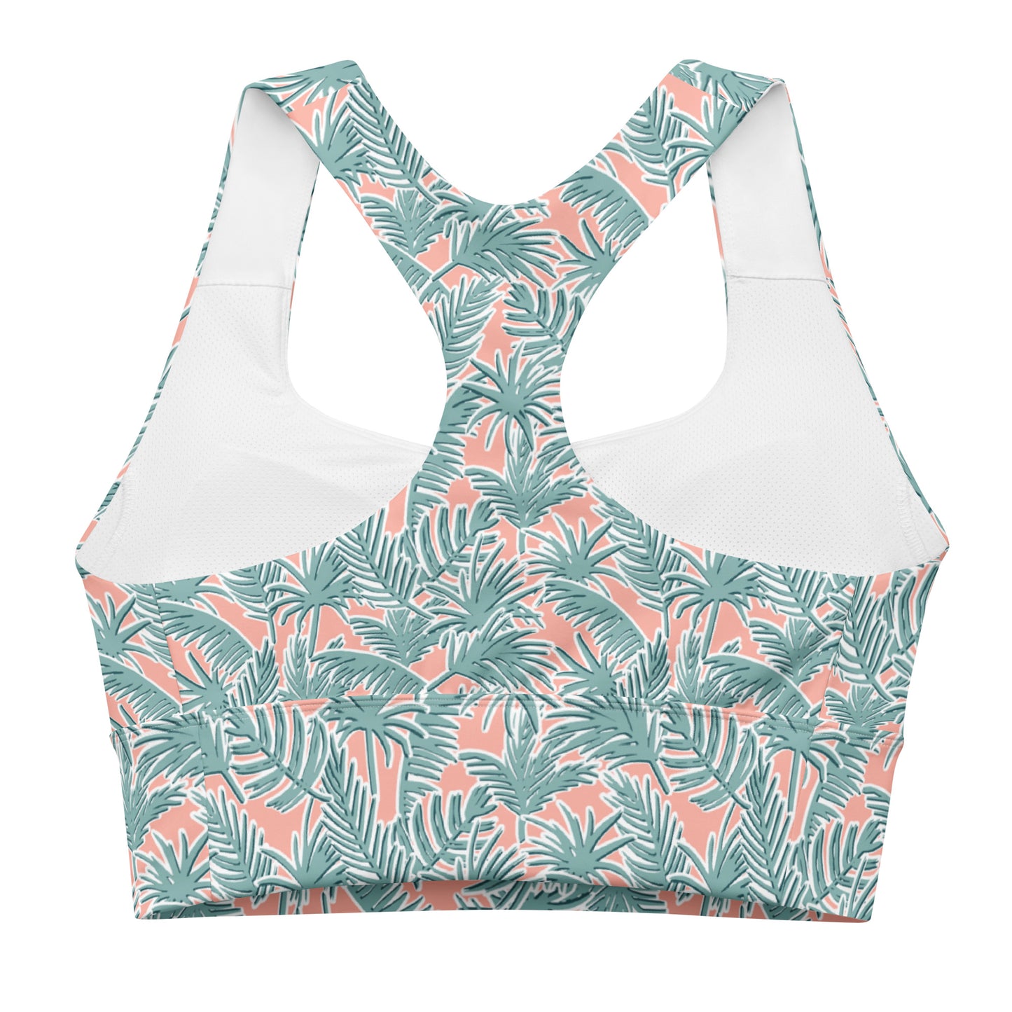 Serene Garden Longline Sports Bra