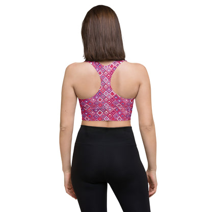 Heartbeat Charm Longline Sports Bra