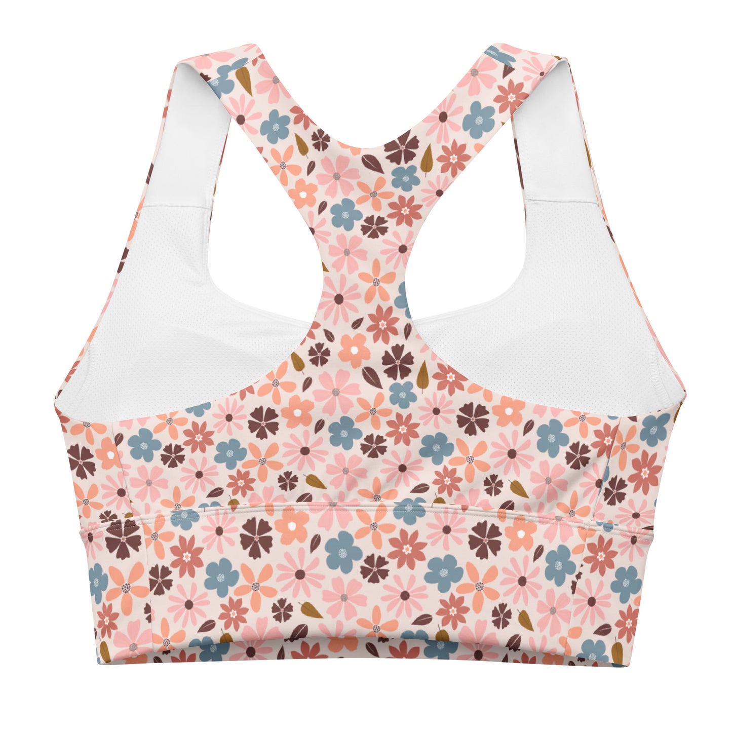 Blooming Garden Longline Sports Bra