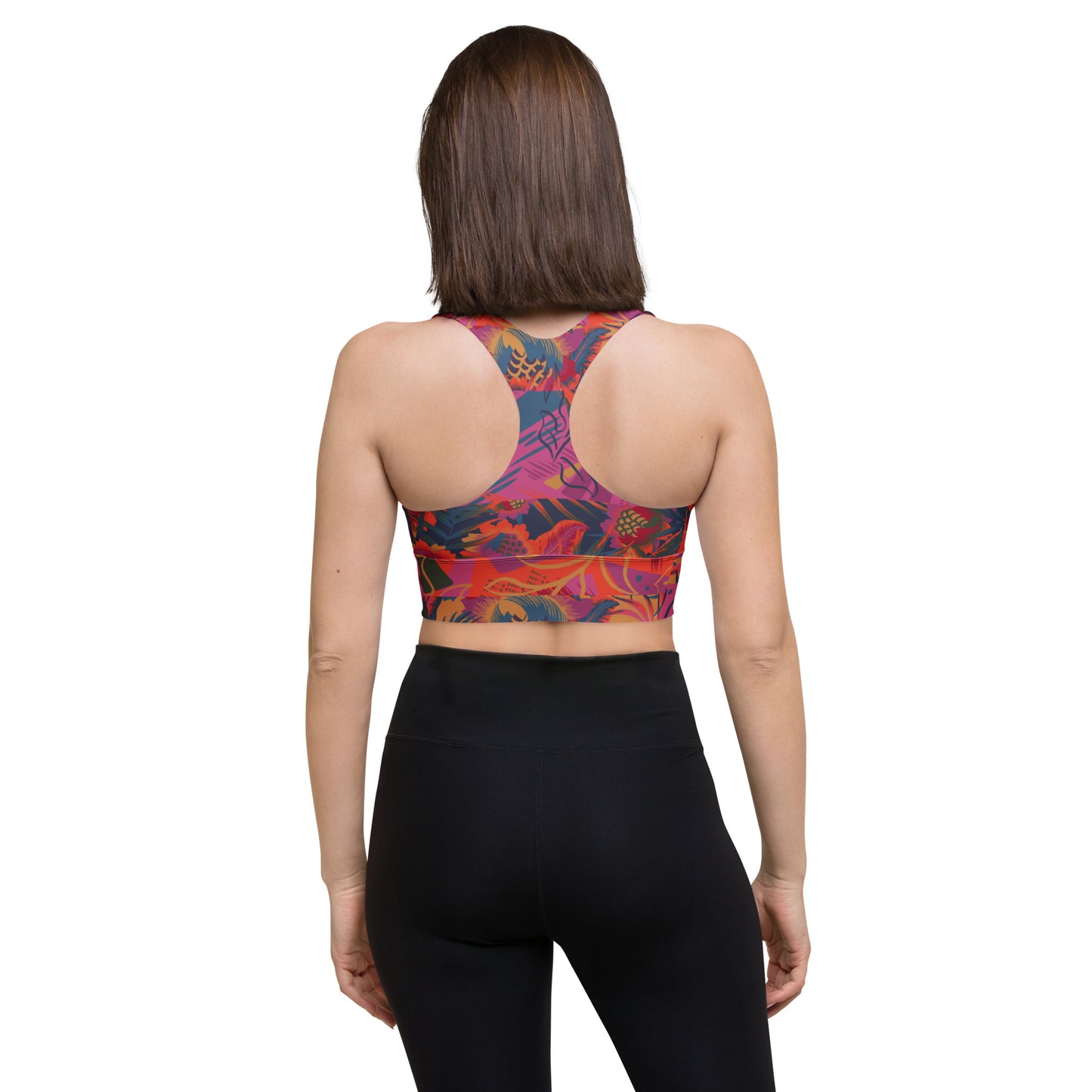 Radiant Rhythm Longline Sports Bra