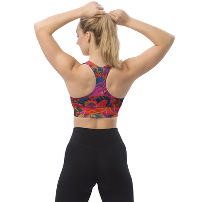 Radiant Rhythm Longline Sports Bra