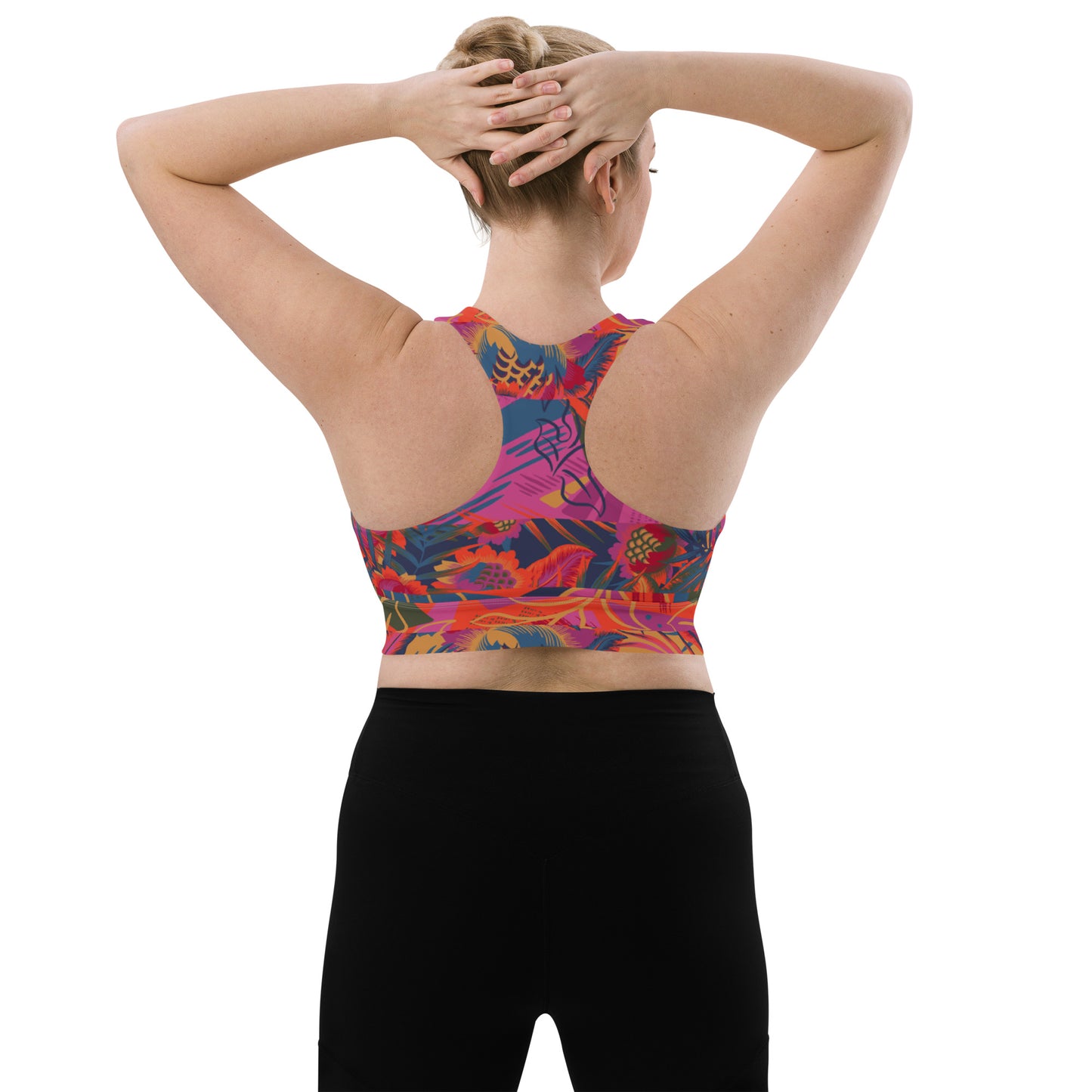 Radiant Rhythm Longline Sports Bra