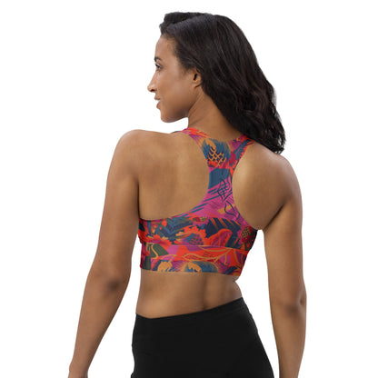 Radiant Rhythm Longline Sports Bra