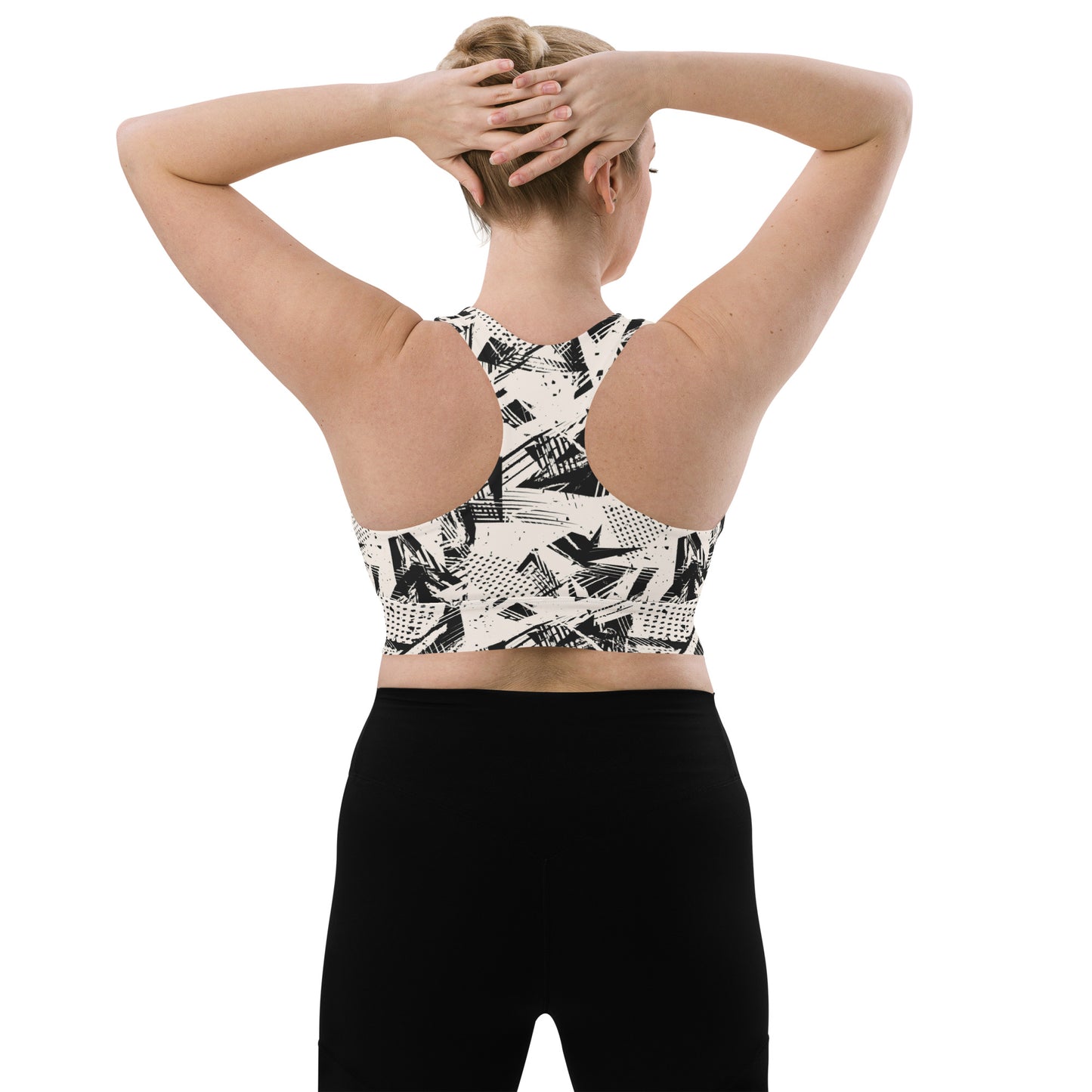 Monochrome Momentum Longline Sports Bra