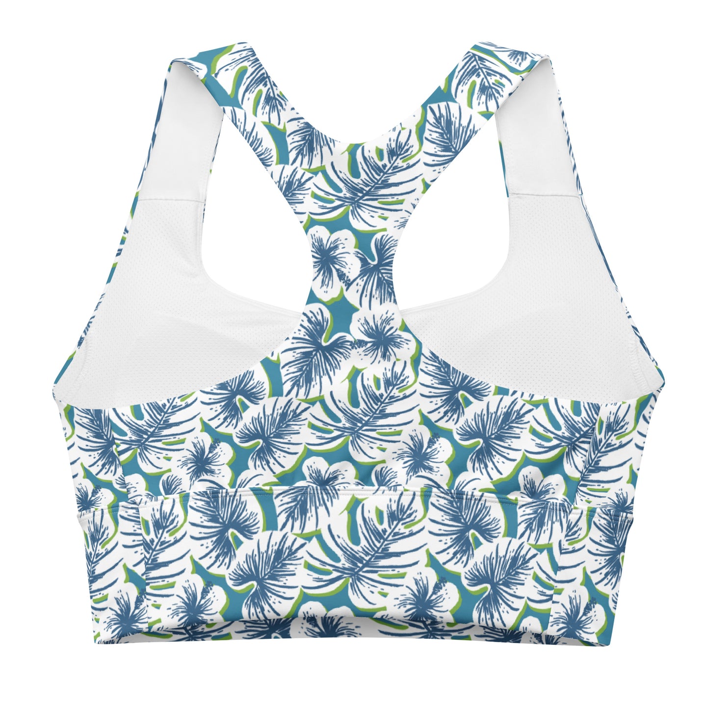 Floral Harmony Longline Sports Bra