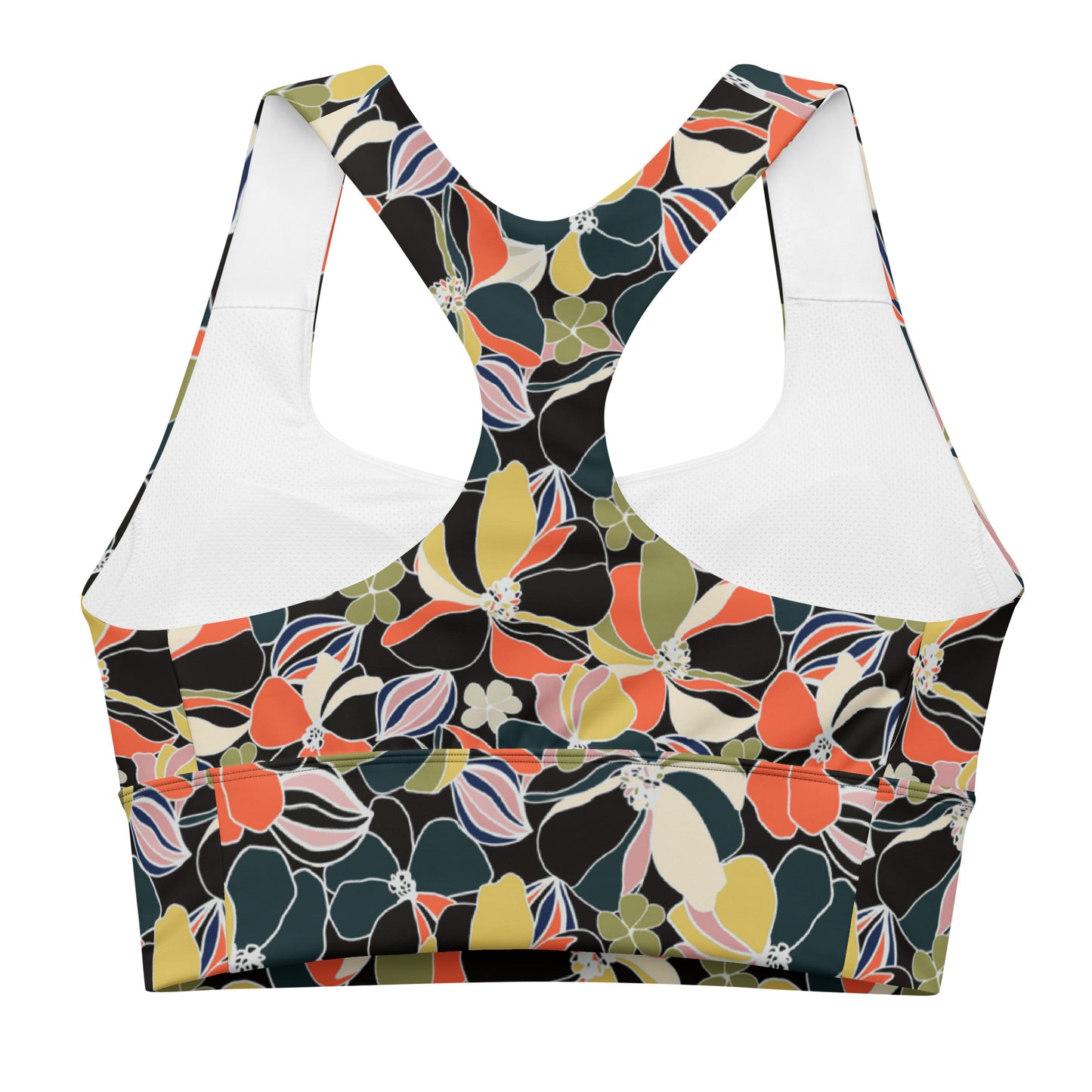 Flora Chic Longline Sports Bra