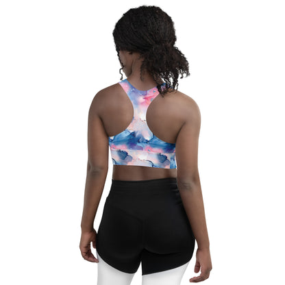 Aquarelle Dream Longline Sports Bra