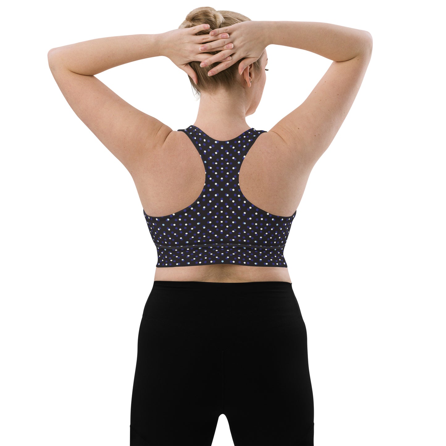 Dotty Delight Longline Sports Bra