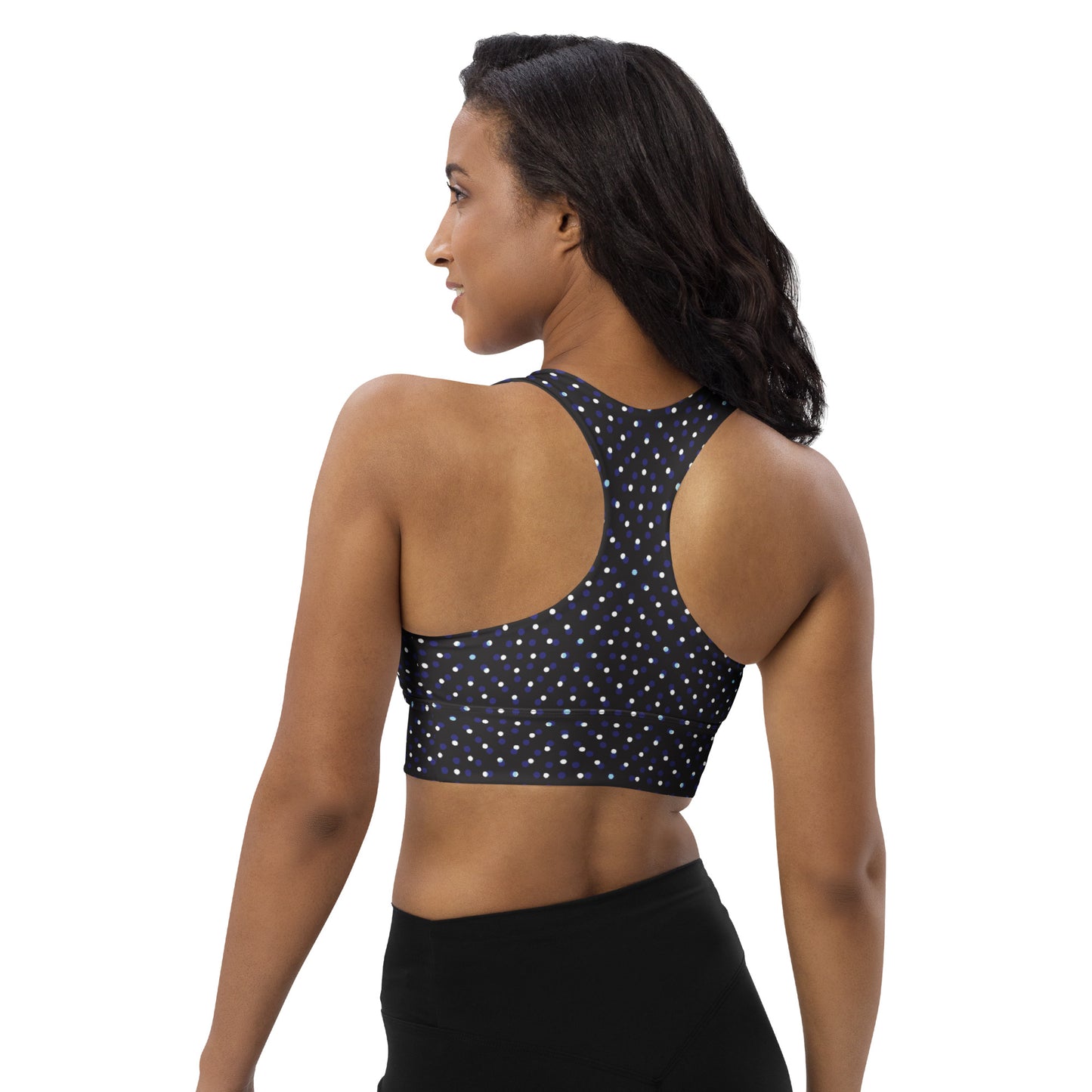 Dotty Delight Longline Sports Bra