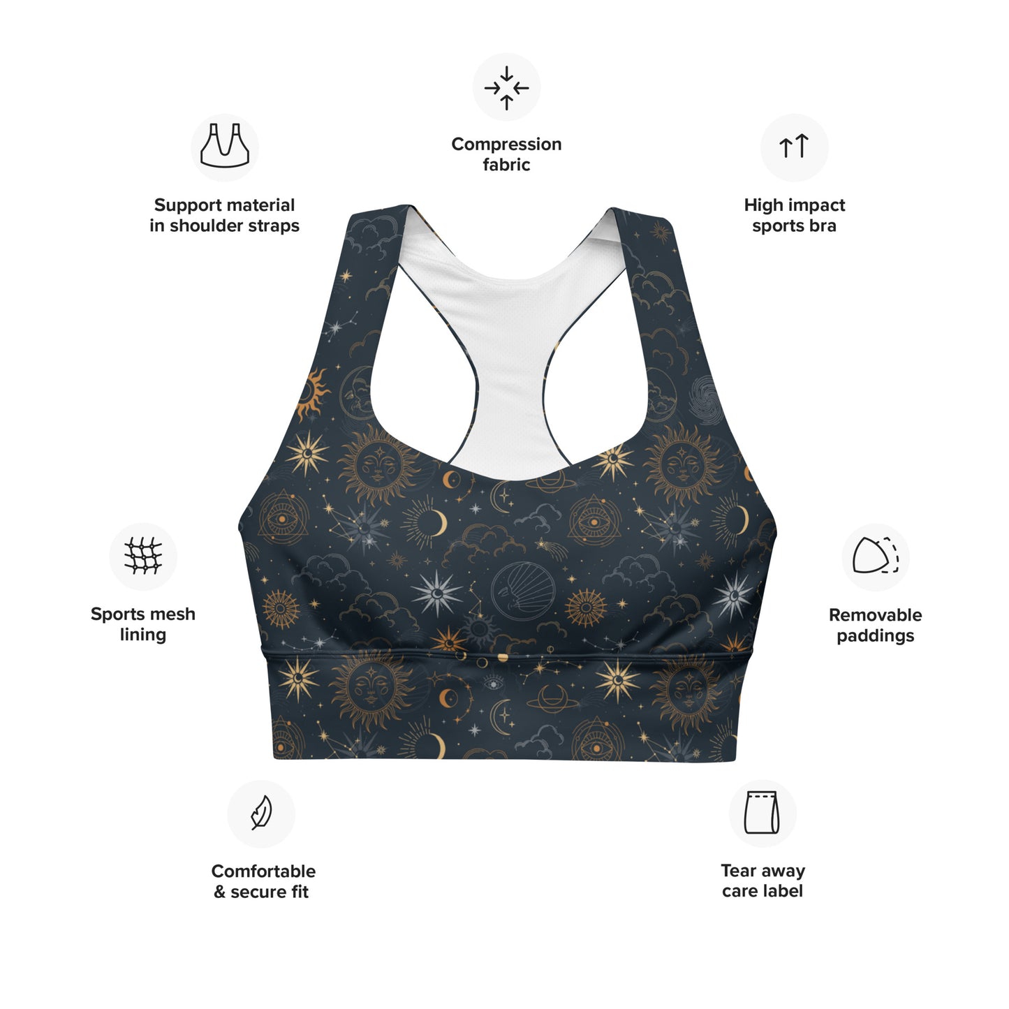 Orbit Essentials Longline Sports Bra