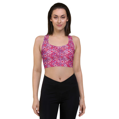 Heartbeat Charm Longline Sports Bra