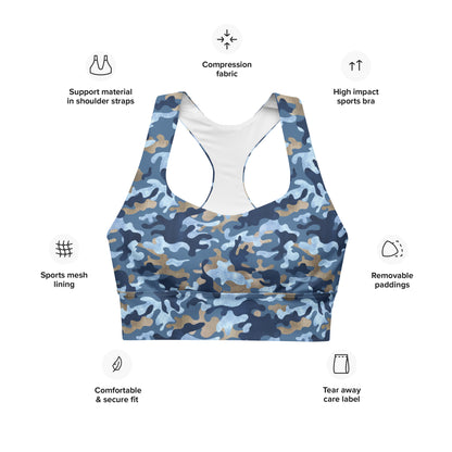 Ultimate Camo Longline Sports Bra