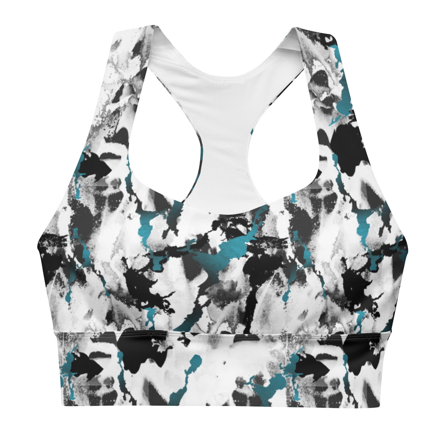 Abstract Aura Longline Sports Bra