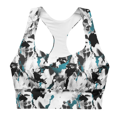 Abstract Aura Longline Sports Bra