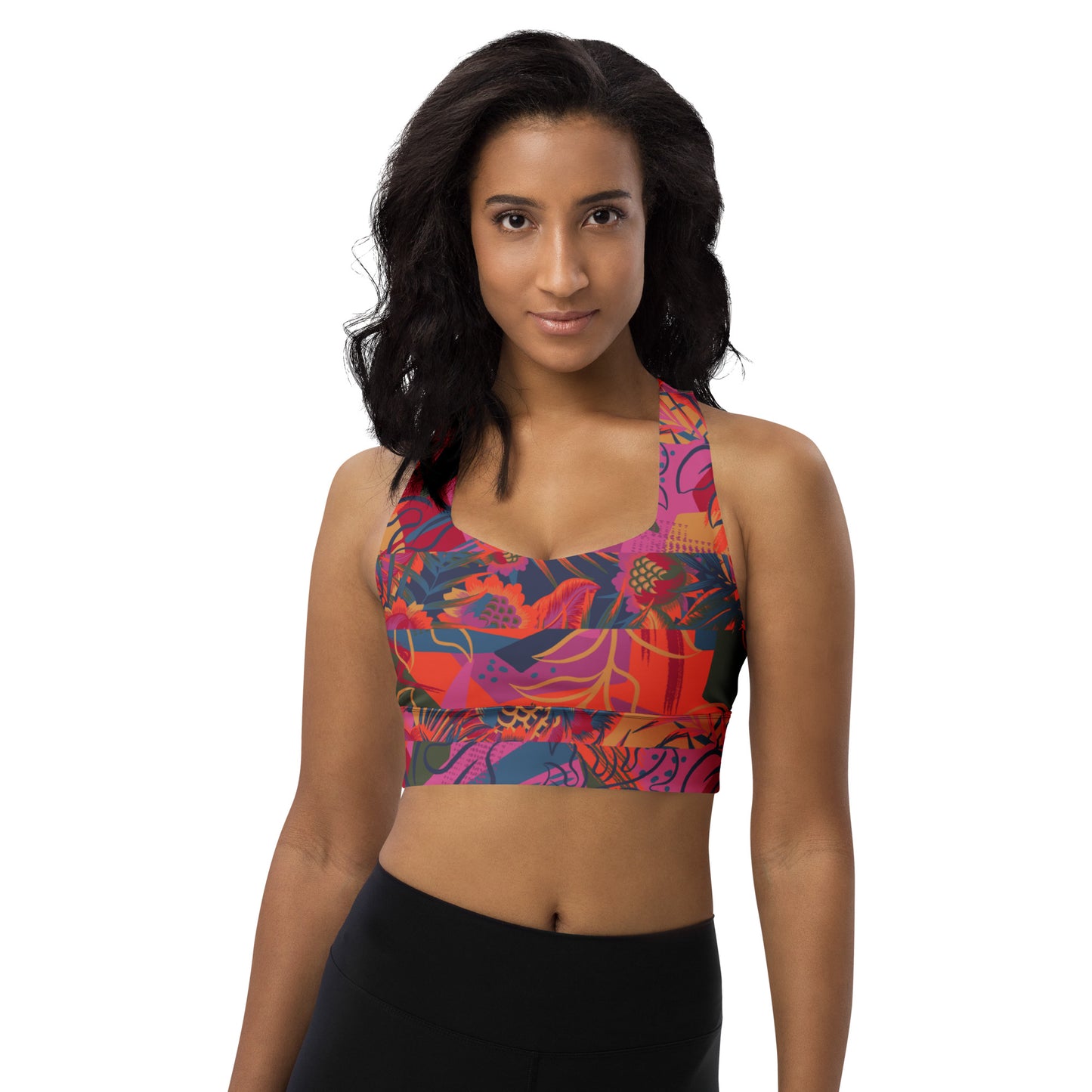 Radiant Rhythm Longline Sports Bra