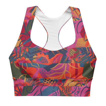 Radiant Rhythm Longline Sports Bra