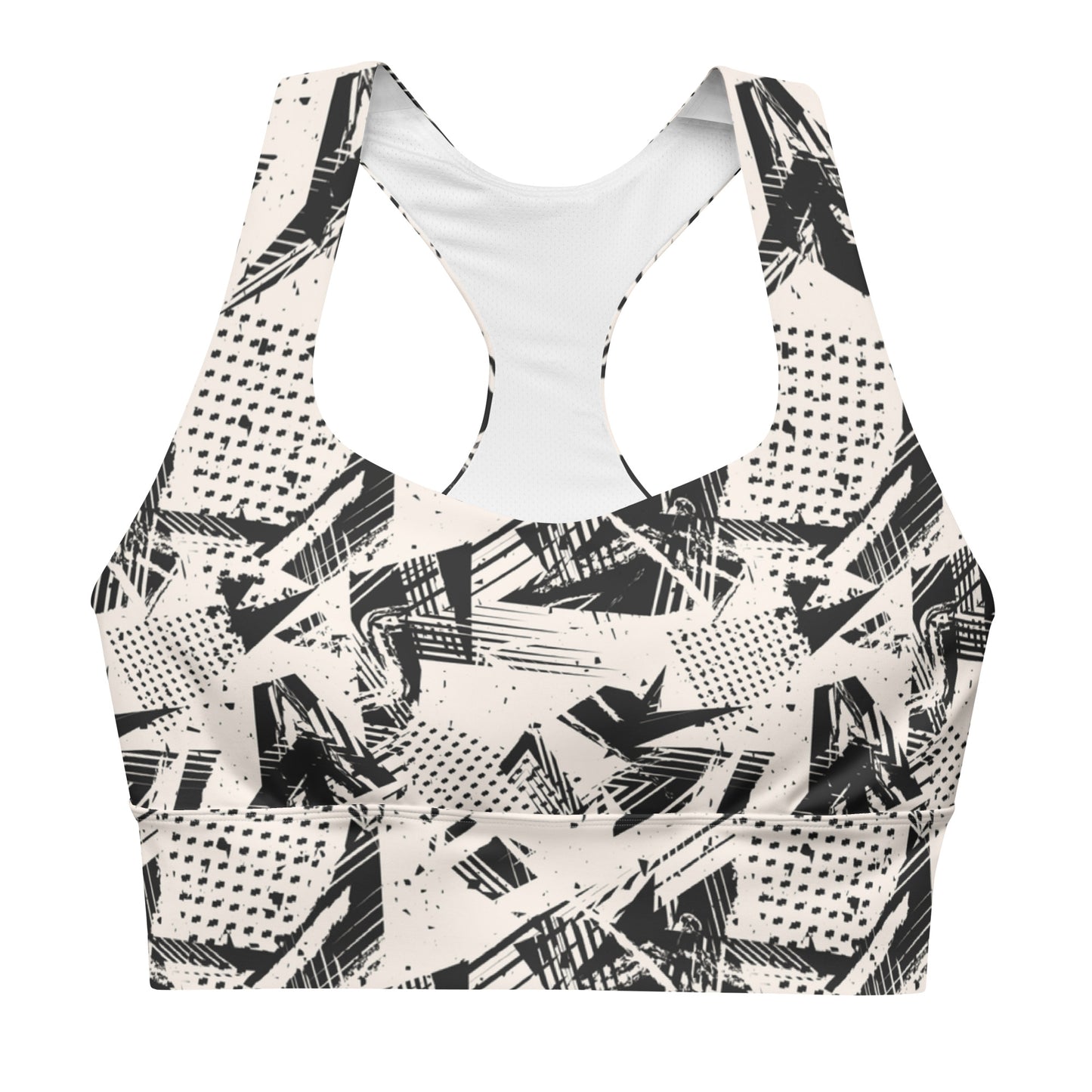 Monochrome Momentum Longline Sports Bra