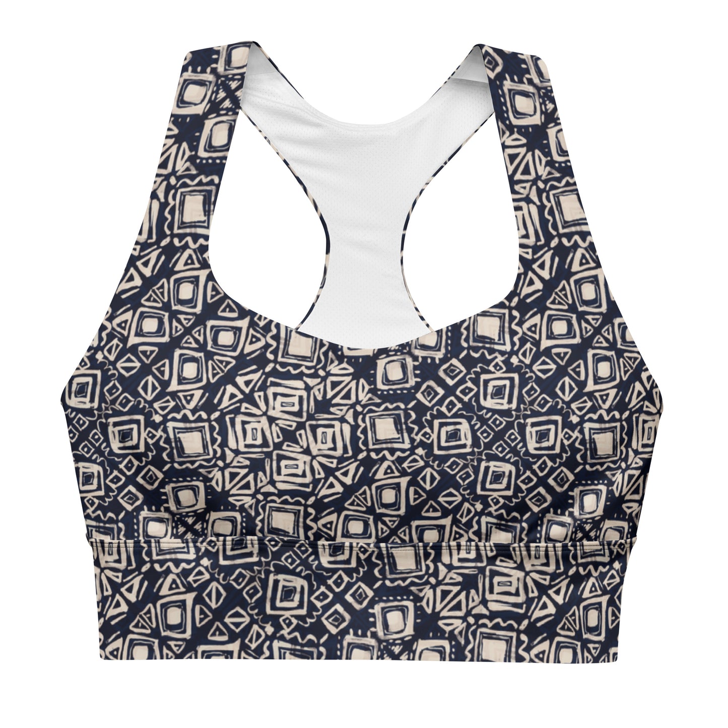 Zenith Contrast Longline Sports Bra