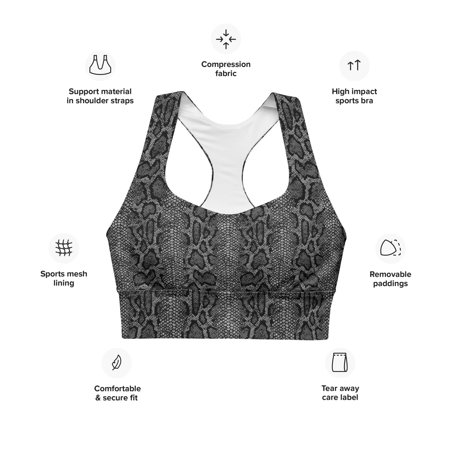 Fierce Fit Longline Sports Bra