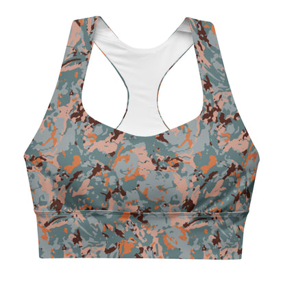 Marble Motion Longline Sports Bra