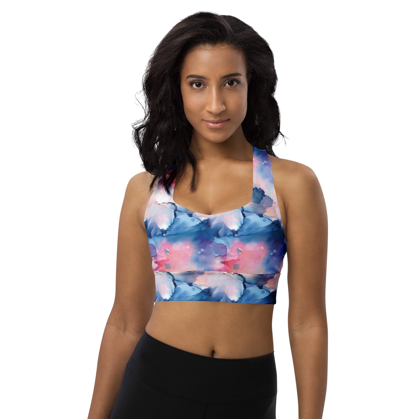 Aquarelle Dream Longline Sports Bra