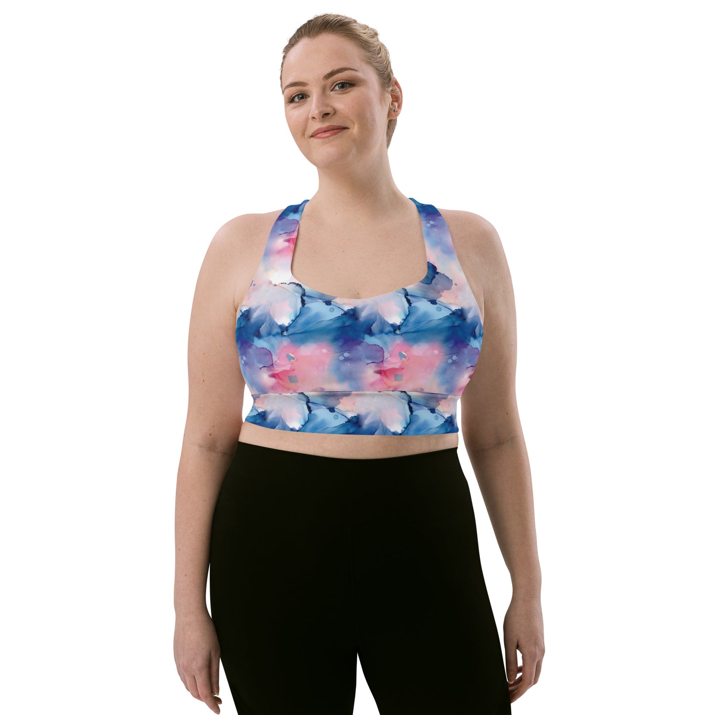 Aquarelle Dream Longline Sports Bra