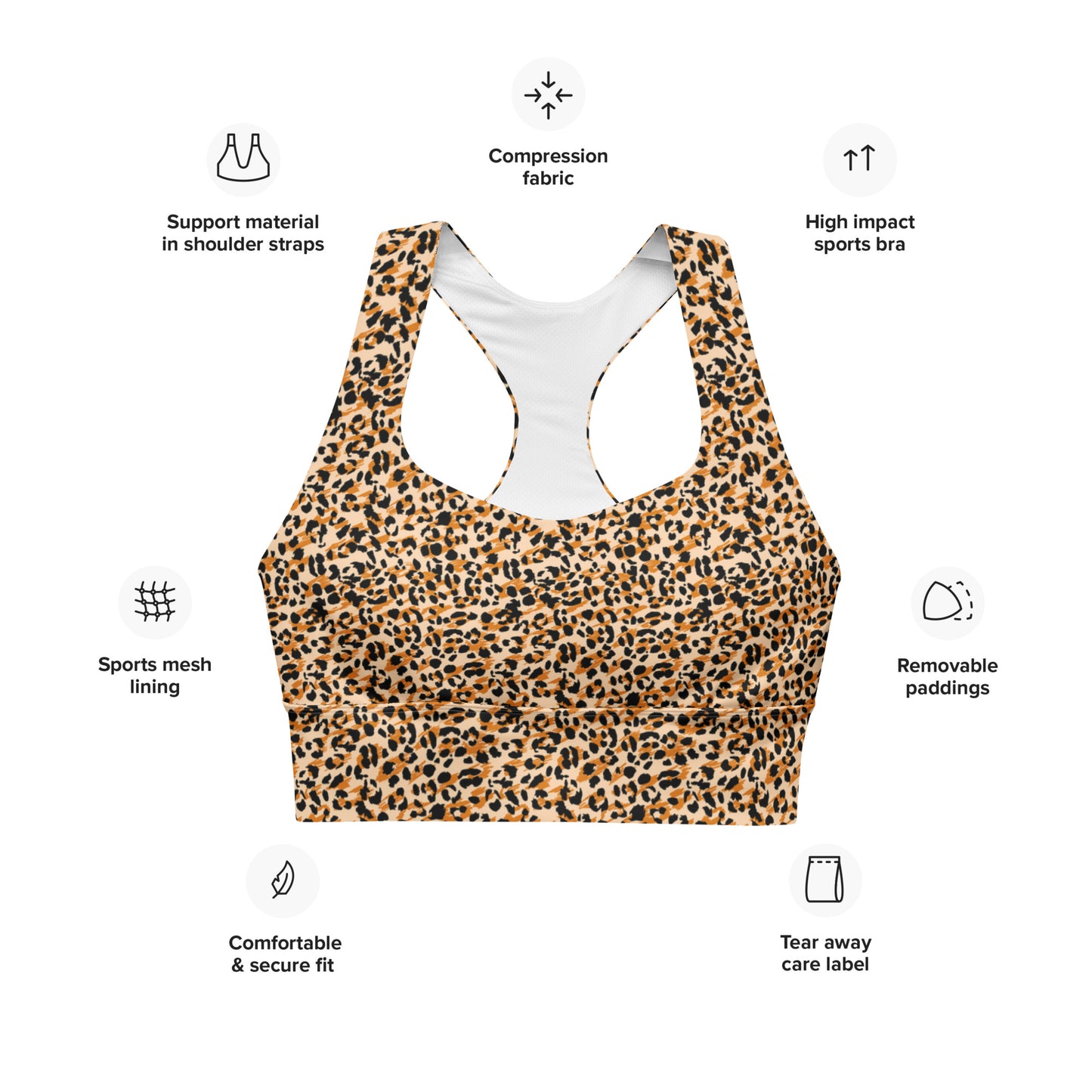 Animal Instinct Longline Sports Bra