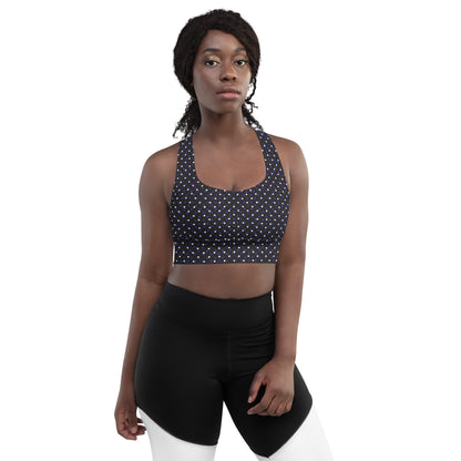 Dotty Delight Longline Sports Bra