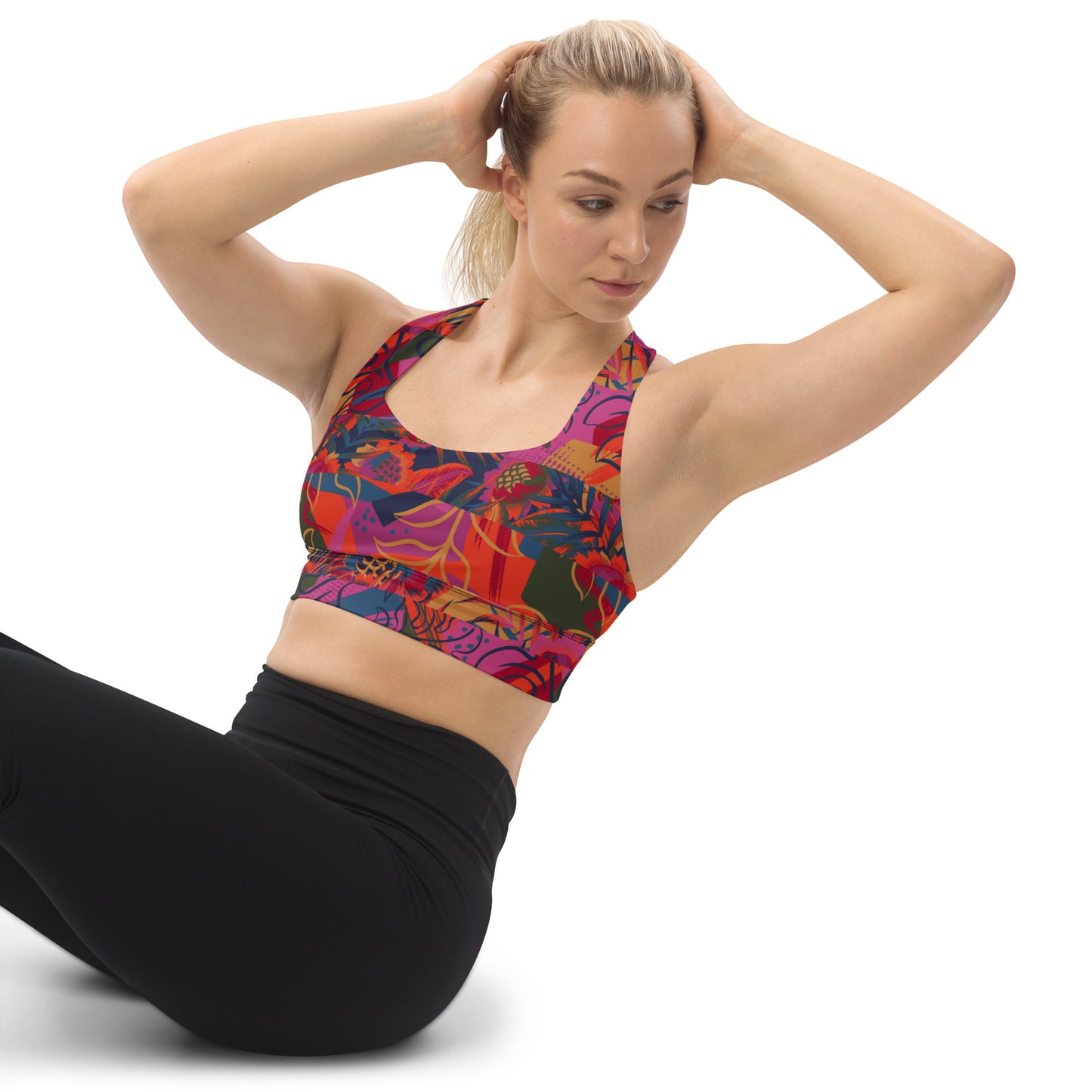 Radiant Rhythm Longline Sports Bra