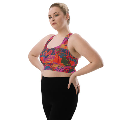 Radiant Rhythm Longline Sports Bra