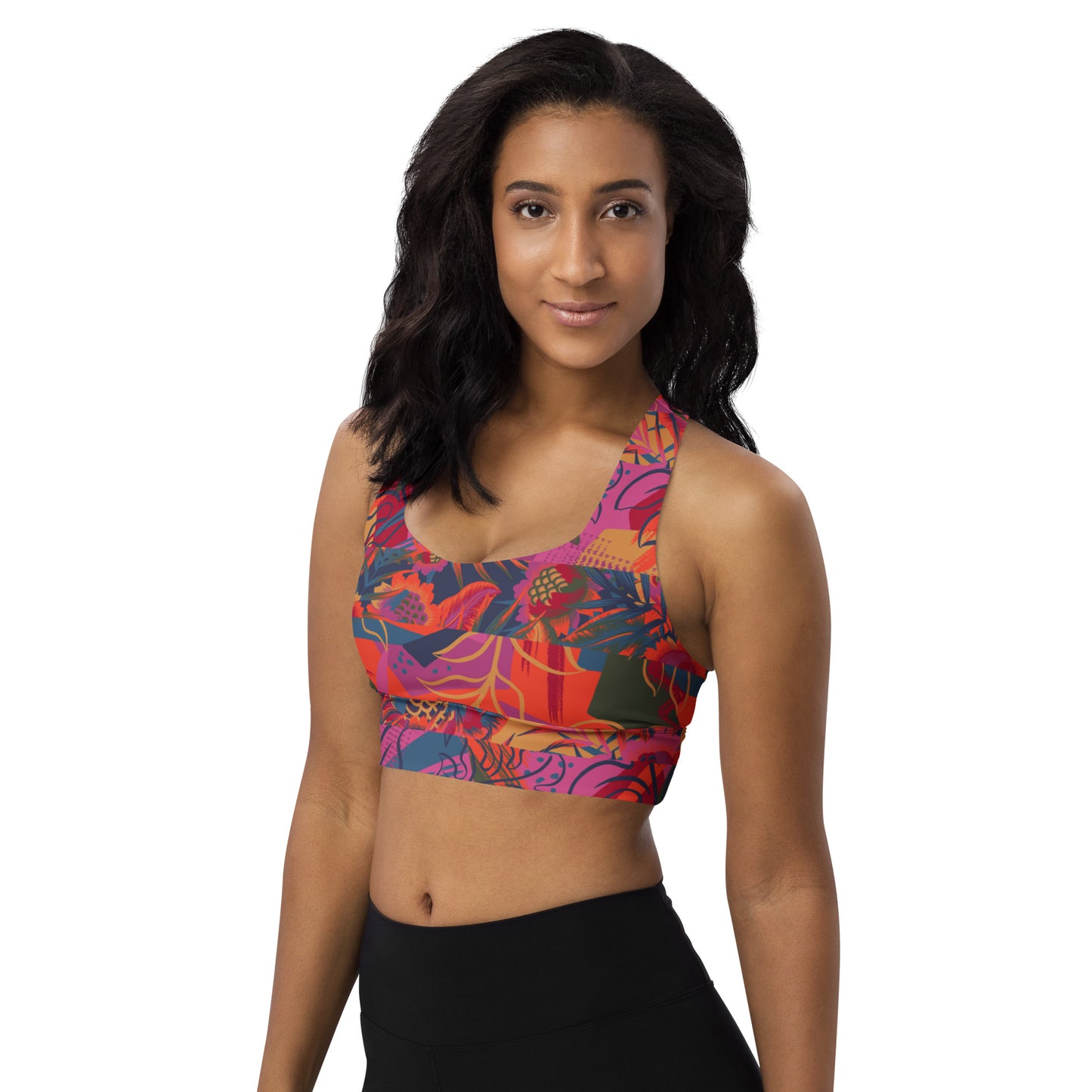 Radiant Rhythm Longline Sports Bra