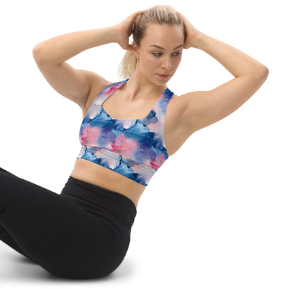 Aquarelle Dream Longline Sports Bra