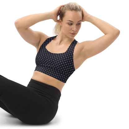 Dotty Delight Longline Sports Bra