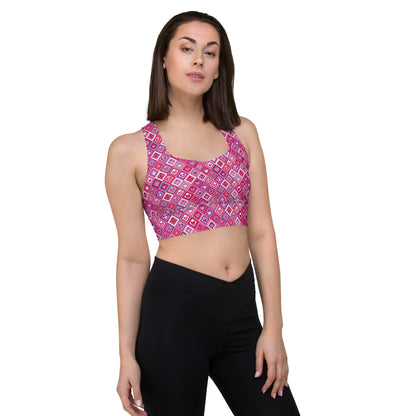 Heartbeat Charm Longline Sports Bra