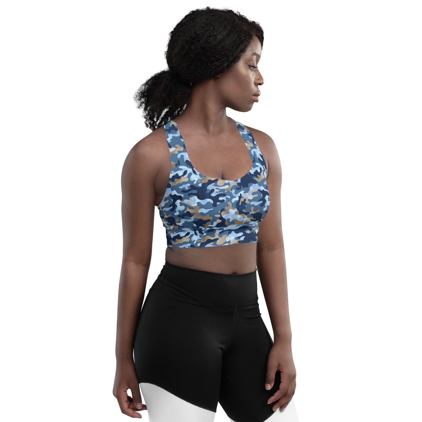 Ultimate Camo Longline Sports Bra