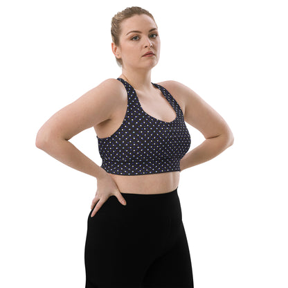 Dotty Delight Longline Sports Bra