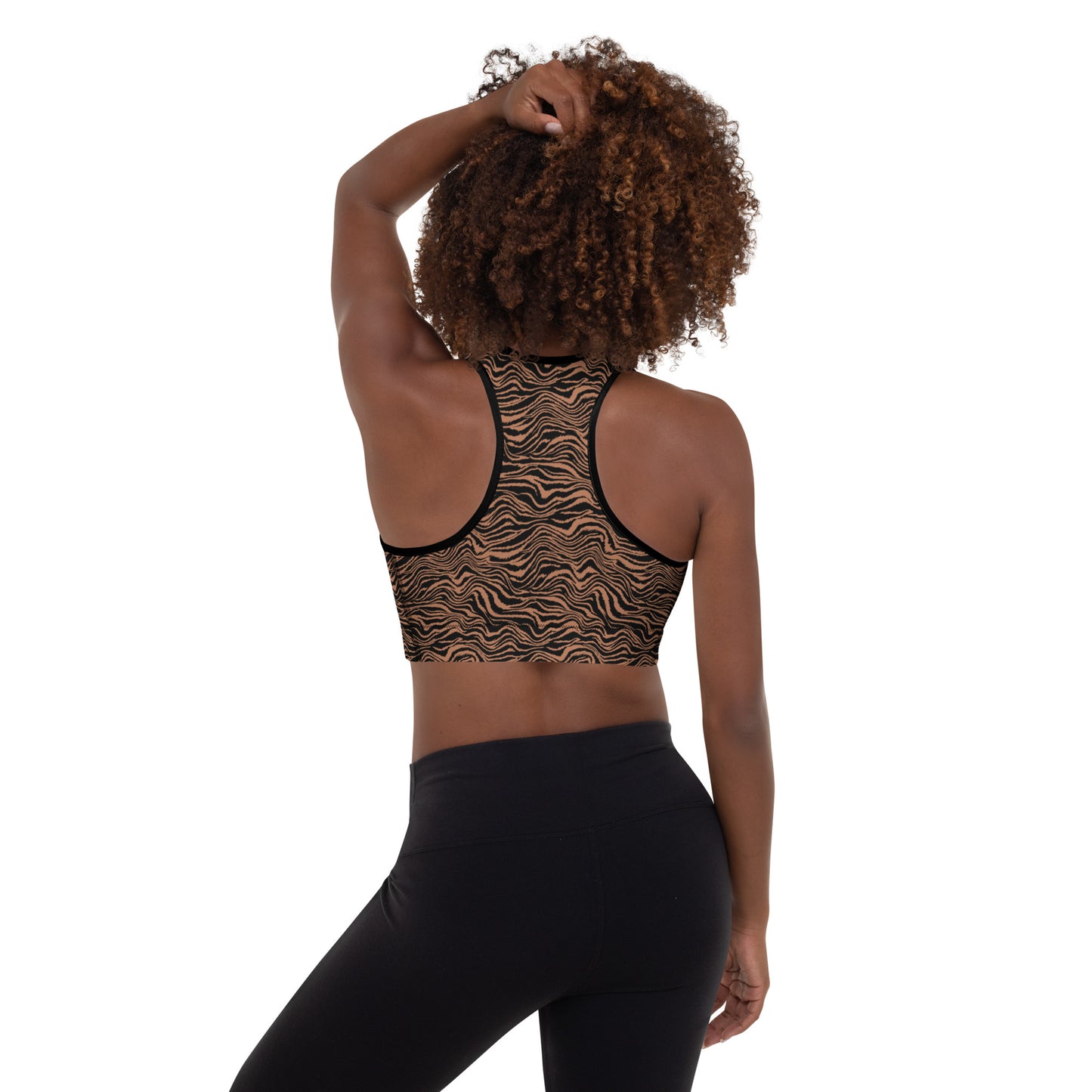 Midnight Safari Padded Sports Bra